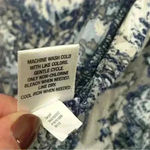 Converse  One Star Sleeveless Blue Casual Mini Skater Dress Rayon V Neck Size XS Photo 3