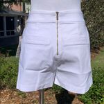 Ci Sono NWT White Zipper Stretch Shorts M Photo 2