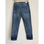Hudson Jeans Hudson Zoeey Double-Hem Straight Crop High Rise Denim Jeans Women's Size 26 Photo 9
