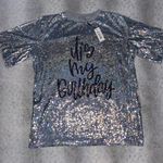 Women’s Glitter Birthday Shirt Photo 0
