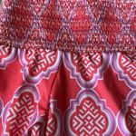 NWT Cabana Life Coral Geo Coverluxe Smocked Off Photo 5