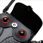 🦉🦉🦉BOGOHO 🦉🦉🦉Black Owl Crossbody Bag Black Photo 5