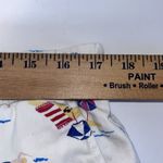 Lands' End  Beach Shorts Womens 16W White Mid Rise Pockets Pull On Elastic Summer‎ Photo 7