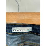 Kancan Womens High Rise Boyfriend Jeans Size 32 Washed Distressed Knees Blue Photo 4