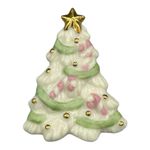 Lenox Porcelain Christmas Tree Brooch w/ Box Photo 7