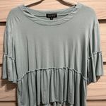 Kohls Blue Flowy Top Photo 0