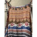 American Eagle Size Small romper Spaghetti Straps Colorful Boho Peasant Beach Photo 2