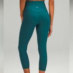 Lululemon  align green jasper Ribbed high rise crop leggings size 12 Photo 1