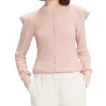 Ted Baker Womens Sunniie Puff Shoulder Jumper Pink Sweater Size 2 Photo 0