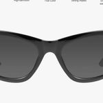 black cat eye sunglasses Photo 2