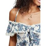 Free People Cha Cha Top Off-The-Shoulder Strappy Cut-Outs Cutouts Ribbed Blouse Photo 1