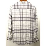 MELLODAY Womens Super Soft Plaid Button Down Shirt Flannel Long Sleeve Top Sz M Photo 1
