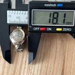 Helbros Rare Vintage Mechanical Ladies Watch Stainless Stretch Bracelet Case Silver Photo 9