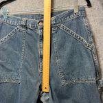 Bill Blass Vintage Jeans Carpenter Cropped Denim Pants 10 Y2K Utility Workwear Photo 4