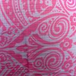 Cejon Pink and White Batik Geo Scarf 65” x 22” VALENTINES DAY GIFT IDEA! Photo 1