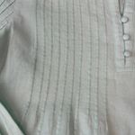 Vineyard Vines Light Blue Linen Pleated Shift Dress Coverup, Long Sleeve S34 Photo 4