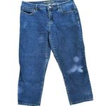Michael Kors Dark Wash Size 8 Denim Crops Photo 0