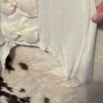 love on a hanger  Cream Bow Detail Tank Top Size Small Photo 3