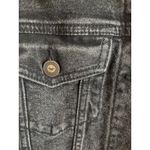 Hollister  Black Wash Cropped Denim Jacket | Frayed Hem | Size Small MSRP $100 Photo 5