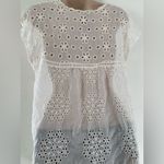 Johnny Was Johnny  Marietta Cap
Sleeve Eyelet Blouse in White Was Photo 6