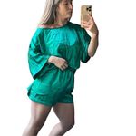 Vintage California Dynasty satin sleep set Green Size XL Photo 1