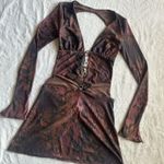 Generation Outcast Clothing Outcast Clothing Satine Mini Dress Mauve Leopard Photo 5