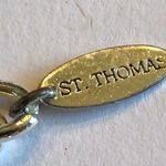 St. Thomas Black & Silver Tone Runway Statement Boho Necklace Photo 6