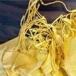 Mustard Color Fashion Scarf. Nearly 80” Long (1006) Yellow Photo 2
