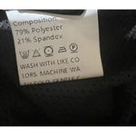 SheIn ~ Short Sleeve Front Tie Top ~ Size Medium ~ Off Black Photo 5