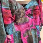 Hutch Anthropologie  Dress Women Medium PETITE Pink Puffy Ruffle Whimsigoth Fairy Photo 10