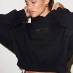 LNA  Logo Hoodie in Black $200 casual fall active classic winter xs Photo 0