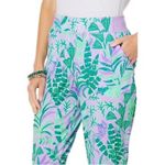 Lilly Pulitzer Luxletic Run Around Pants Purple Iris on the Chase Size Medium Photo 1