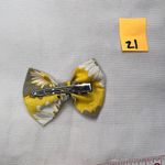 Handmade Bow Hairclip 21 Yellow Photo 1