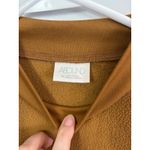 Abound  Women's M Brown Mock Neck Pullover Textured Fleece‎ Sweatshirt Photo 1