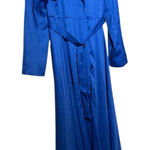 Chic Royal Blue Long Sleeve Dress Size XL Photo 0