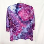 White House | Black Market  Small Shrug Handmade Tie Dye Cardigan Purple‎ Pink 1305 Photo 1