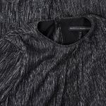 White House | Black Market WHBM  Long Sleeve Black Glam Shimmer Party Dress Size XS Photo 2