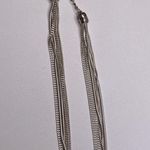 Chico's Chico’s Silver-Tone Byzantine Style Medallion Pendant Necklace Crystal EUC OS Photo 5