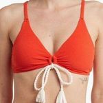 Robin Piccone Soliel Tie Front Bikini Top, Small, $118 Photo 0