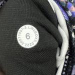 Lululemon Align High Rise Crop Leggings Black Floral Burst Athletic Pants Size 6 Photo 4