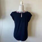 Anthropologie Petani Pocket Tee Top Sail Boat Navy Nautical Size XS Photo 6
