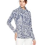 Lilly Pulitzer Booker Popover Pineapple Party Bright Navy Photo 1