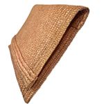 Vintage Raffia Straw Clutch Made in Italy Tan Photo 8