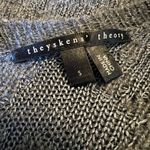 Theory Theyskens Womens Gray Blue Grey Pullover Sweater Alpaca Blend Size Small Photo 6