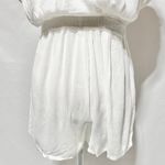 ASOS New Design Sleeveless V-Neck Tie Back Beach Romper Cover-Up White Size 4 Photo 11