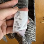 Free People  Mercury‎ Henley Long Sleeve V-Neck Sweater Womens Small Gray Photo 2