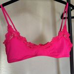 SKIMS  fits everyone scoop bralette Neon Rose NWOT size XS Photo 5