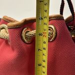 Michael Kors  Purse Marina Tie Canvas Drawstring Bucket Bag Tote Crossbody Strap Photo 14