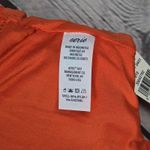 Aerie Orange Textured Lettuce Hem Scoop Bikini Swim Top Crop Bra L Photo 5