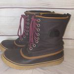 Sorel  Premium Snow Waterproof Canvas Winter Boots  NL1717 Size 10 Photo 6